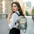 thumbnail image 6 of FORMRS Mini Backpack Purse for Women Travel Daypack Casual Shoulder Bag, Moon and House, 6 of 7