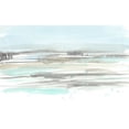 thumbnail image 2 of Goldberger, Jennifer 14x10 White Modern Wood Framed Museum Art Print Titled - Neutral Mint Horizon II, 2 of 4