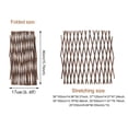 thumbnail image 5 of ZJDOAK Expandable Garden Trellis, Stretchable Decorative Fences Lattice Trellis, Wooden Lattice Fence Wall Panel for Climbing Plants Outdoor Ivy Vine Rose Clematis Garden Patio Room Decor, 5 of 8