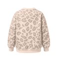 thumbnail image 5 of CAIVO Leopard Print Men Women Unisex Pet Pouch Hoodie Cat Sweatshirt with Zipper Pouch Pocket for Dogs Long Sleeve Tops, 5 of 5