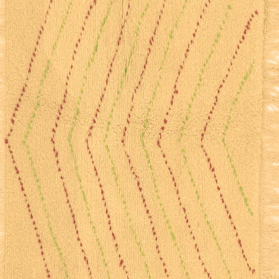 Ahgly Company Indoor Square Solid Brown Modern Area Rugs, 4' Square