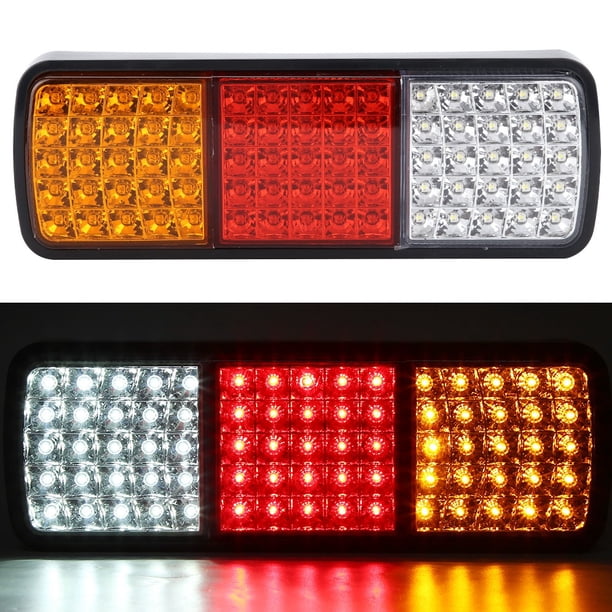 Indicador de luz trasera LED, luz trasera de 12 V y 75 LED, luz de freno trasera, luz trasera LED diseñada a medida