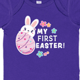 thumbnail image 4 of Inktastic My First Easter with Bunny Behind Egg Girls Baby Bodysuit, 4 of 5