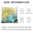 thumbnail image 5 of Chilfamy  Summer Pillow Covers nSunflower vases Truck Decor Throw Pillows Covers Outdoor Spring Summer Yellow Pillow Covers Decor Couch Living Room 22x22in, 5 of 5