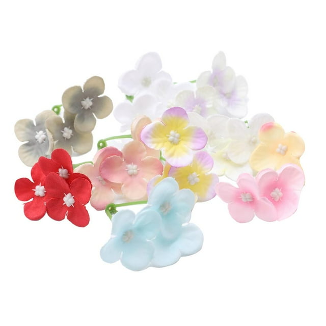 Cabezas de flores artificiales Gloria 20 piezas Decoración de Boda DIY Multicolor
