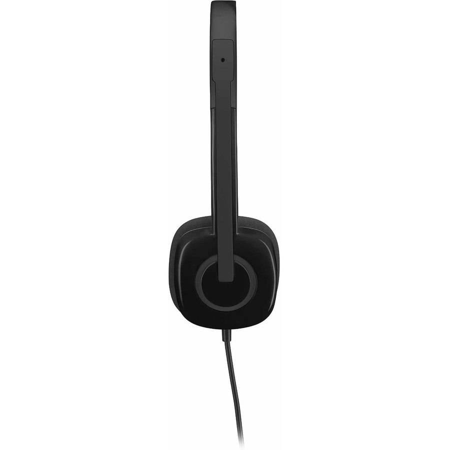 Sprængstoffer navn Forbløffe Logitech H151 Binaural Over-the-Head Stereo Headset, Black - Walmart.com