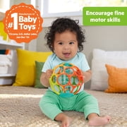 Oball Easy Grasp Rollin Rainstick Rattle Cause & Effect Infant Toy, Unisex, 6 Inches