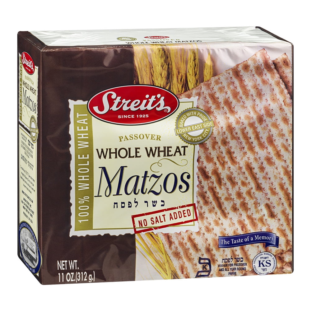 Streit's Matzo, whole wheat , Passover