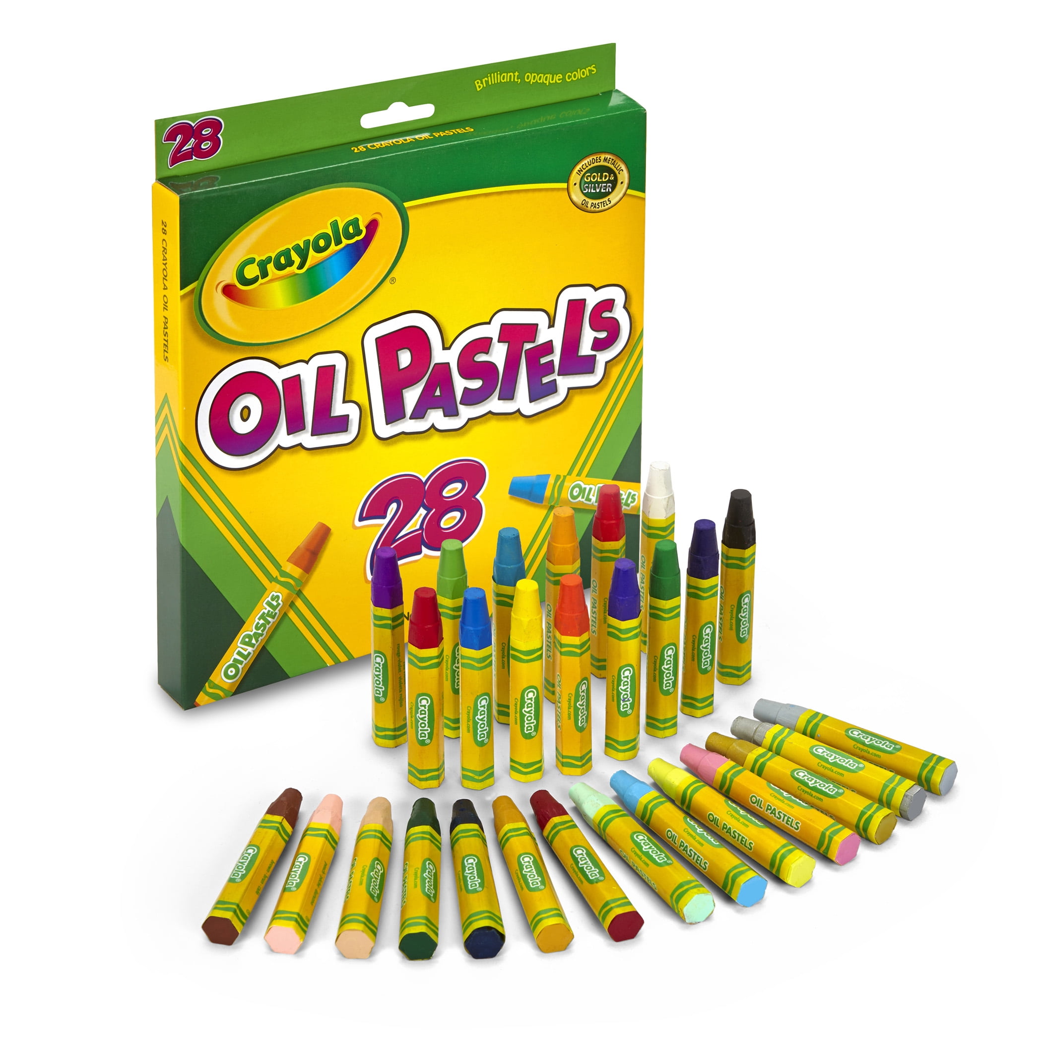 Crayola Oil Pastels, 28 Colors Per Box, Set Of 6 Boxes