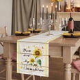 thumbnail image 2 of Table Runners 72 Inches Long Dress Scarves, Sunflower Farmhouse Kitchen/Dining Table Runner, Coffee Tablerunners, Vintage Botanical 14x72 Inch, 2 of 9