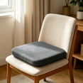 thumbnail image 6 of Car Office Chair Cushion, Memory Foam Padding for Wheelchair Armchair Sofa Desk Home Use(Slim Gray-1,34x24x3.5cm), 6 of 7