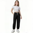 thumbnail image 4 of Fmbrln Girls Sweatpants Baggy Drawstring Elastic Waist Joggers Pants Fashion Comfy Athletic Pants with Pockets, Sizes 4-15Y, 4 of 5