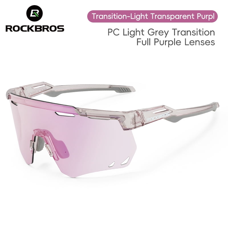 ROCKBROS Cycling Sunglasses Photochromic Polarized Lens Windproof UV400 Sunglass