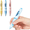 Pink, variant on Write Right Learning,Pencil Handwriting Gripper,Posture-Correcting Pen with Automatic Refill, Posture Correction Training Writing, 12 Replacement Refillers