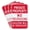 Red and white, variant on Private Property No Trespassing Sign, Violators Will Be Prosecuted,(2 Pack) 18 x 12 Engineer Grade Reflective Sheeting Rust Free Aluminum