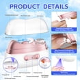 thumbnail image 6 of Professional Electric Nail Clipper with LED Light, 2-Speed Automatic Nail Trimmer for Adults & Seniors, Includes Nail Storage & Polisher, USB Rechargeable, 6 of 14