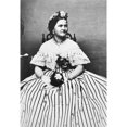 thumbnail image 2 of Mary Todd Lincoln N(1818-1882). First Lady To Abraham Lincoln. Photograph By Mathew Brady 1861. Print by, 2 of 2