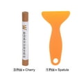 thumbnail image 3 of Wood Furniture Repair Kit 3pcs Markers with Spatula, cherry, 3 of 6