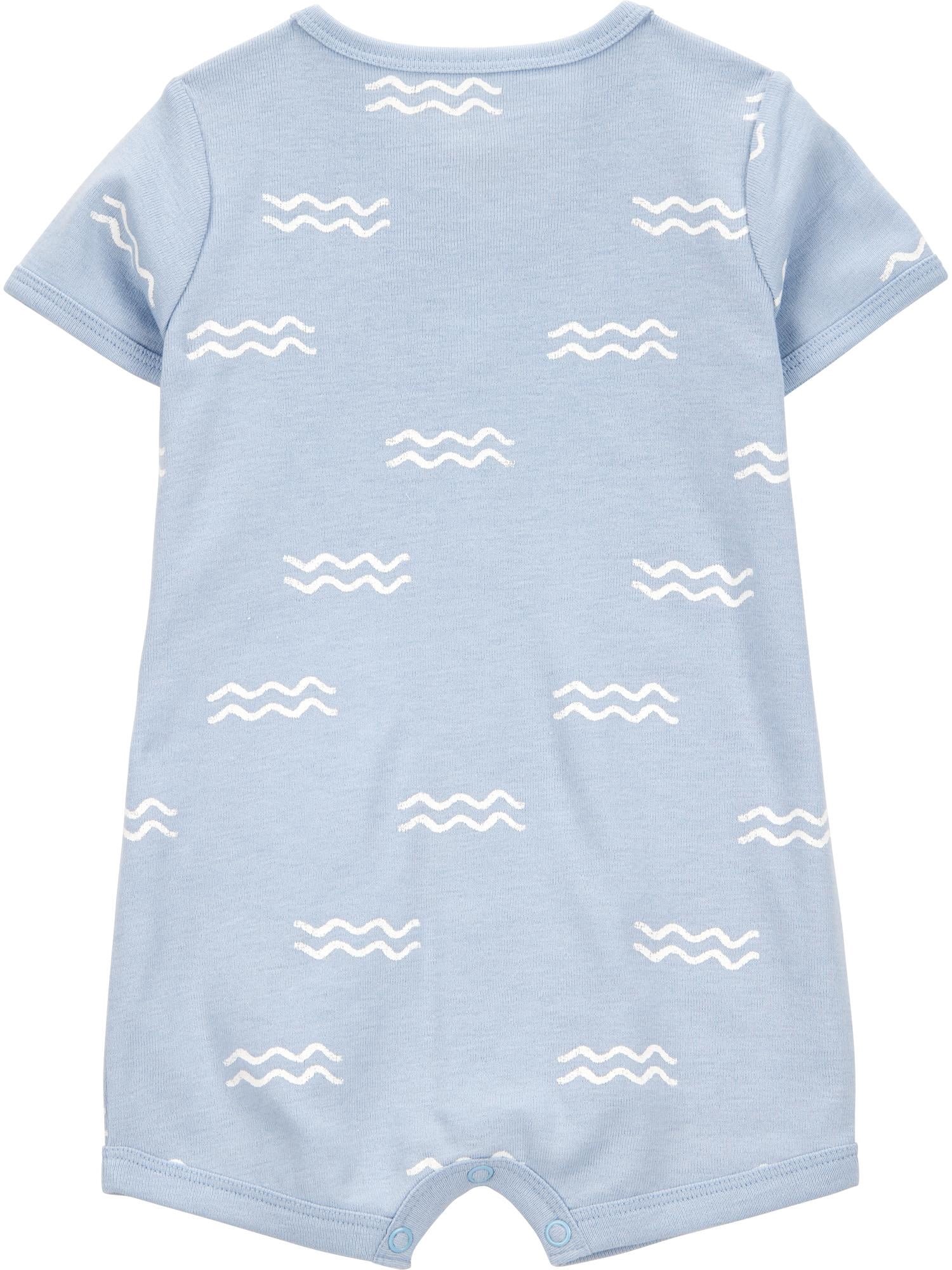 Carter's Child of Mine Baby Boy Romper, One-Piece, Sizes 0/3-24 Months