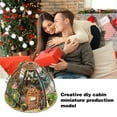 BestDIY Miniature Doll Kit LED Light Wooden Garden House For Kids