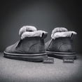 thumbnail image 7 of Girls Boys Winter Snow Boots Ankle Booties Zip Closure Furry Lined Keep Warm Non Slip Winter Shoes for Kids Children, 7 of 7