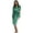 Green, variant on Harry Potter Womens' Velvet Robe Hogwarts Houses - Slytherin Gryffindor Ravenclaw Hufflepuff