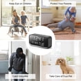 thumbnail image 3 of Clock Camera - WiFi Nanny Cam with 1080P HD Video, AI Motion Detection, Clear Night Vision, Dual-Band WiFi, Bluetooth Connectivity, Local & Cloud Sto, 3 of 7
