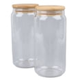 thumbnail image 1 of Tasse en Forme de Canette, 2 Pcs Verres à Thé Glacé Café Transparent pour Bar, 1 of 8