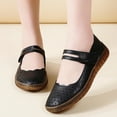 thumbnail image 2 of Black Women Breathable Round Toe Closed Toe Slip On Flat Casual Extremely Comfortable And Lightweight Shoes For All Day Wear, 2 of 9