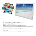 thumbnail image 3 of Digital Picture Frame, 23.6 Inch Digital Photo Frame 16:9 IPS Display 1920x1080 Support Video Sound Picture, Support 128GB Storage Card, Electronic Picture Frame for Friends Family, 3 of 7