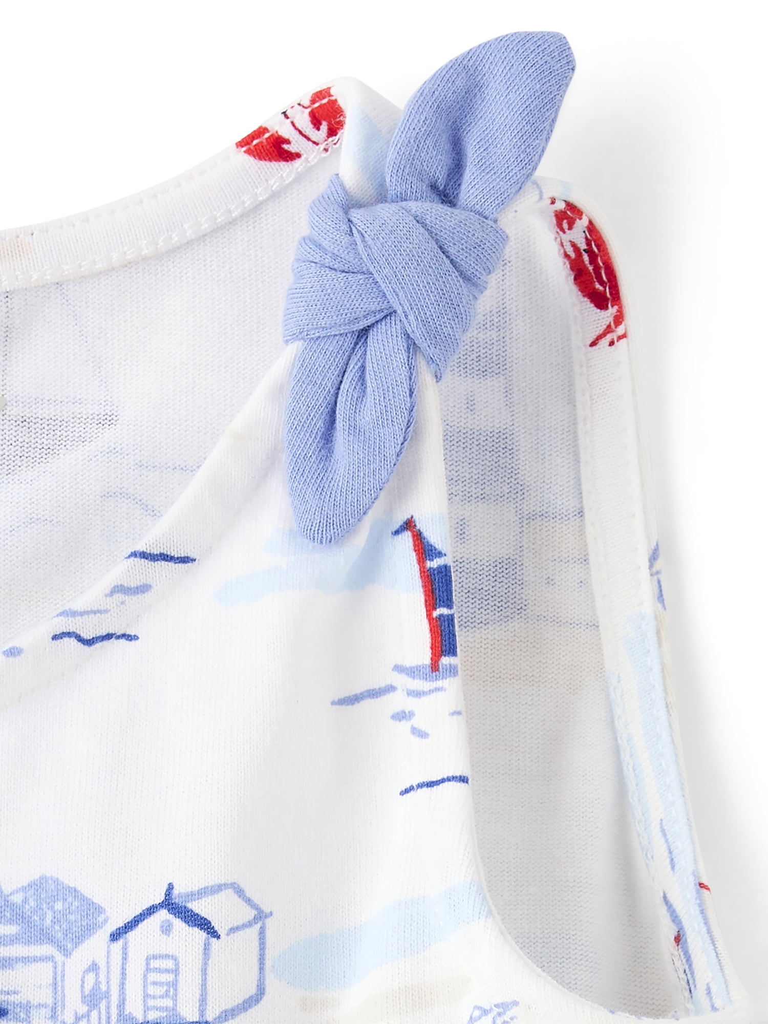 The Children's Place Baby & Toddler Girls Sleeveless Tie Shoulder Print Dress, Sizes 6M-5T