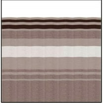 Carefree C6F-JU158A00 14-2 ft. Colorado-1PC Sierra Brown Dune Stripe-White