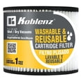 thumbnail image 1 of Filtro Plisado Lavable Para Aspiradora Koblenz Color Blanco Koblenz 45-1169-00-7, 1 of 2
