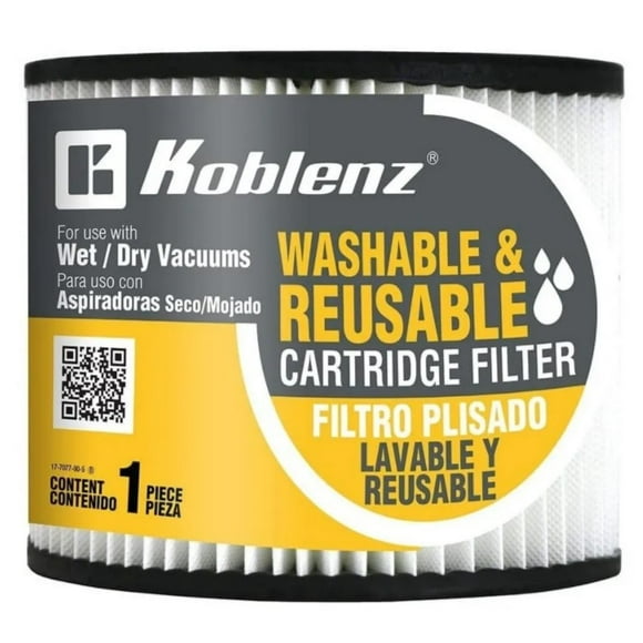 Filtro Plisado Lavable Para Aspiradora Koblenz Color Blanco Koblenz 45-1169-00-7