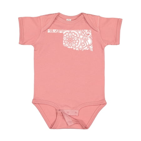 

Inktastic Oklahoma Silhouette Mandala Gift Baby Boy or Baby Girl Bodysuit