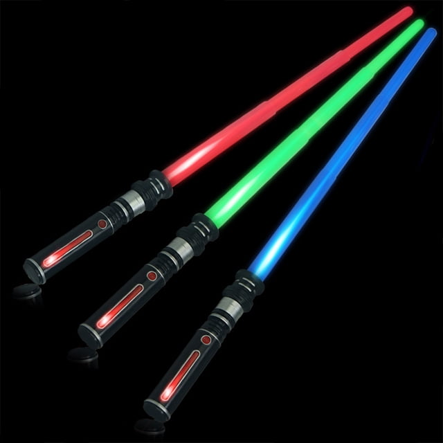Light Up Saber Telescopic Extendable & Collapsable Laser Sword(Red)_Special Gift