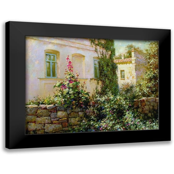 Obuchovsky, Yury 14x12 Black Modern Framed Museum Art Print Titled - Morning
