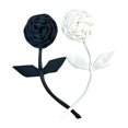 thumbnail image 1 of 2 uds broche de flor rosa alfileres broches de flores grandes para mujer regalo de joyería de ropa, 1 of 9