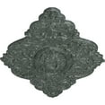 thumbnail image 3 of 42 3/4"W x 28 7/8"H x 1"P Ashford Ceiling Medallion, Hand-Painted Athenian Green Crackle, 3 of 5