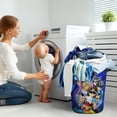 thumbnail image 6 of Laundry Hamper Storage Basket Saint Seiya Toys Clothes Organizer Bin For Home Bathroom Bedroom Dorm Nursery 13.4 x 16.5 inches, 6 of 6