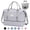 Gray, variant on SUOSDEY Overnight Duffle Bag for Travel,Weekender Bags with Shoes Compartment,Hospital Bag for Labor and Delivery,Carry on Bag for Women,Travel,Gym,Weekend