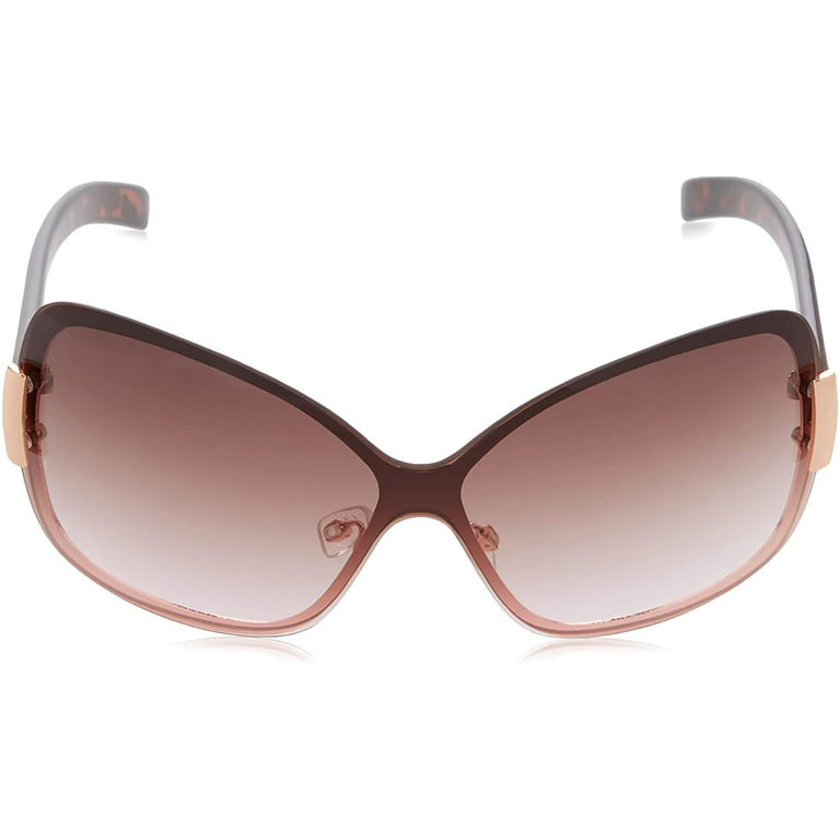 Circus NY by Sam Edelman CC201 Women's Metal Shield UV400 Protective  Rectangular Sunglasses. Trendy Gifts for Her, 132 mm 