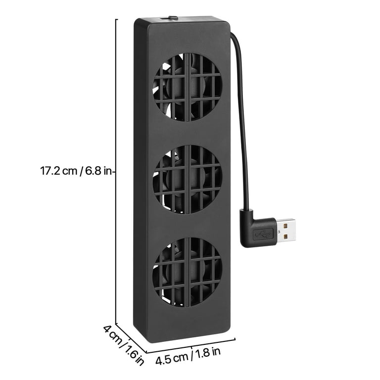 Mcbazel DOBE USB Cooler Ventilateur de refroidissement externe pour  Nintendo Switch Dock - Noir
