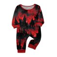 thumbnail image 2 of Halloween Family Matching Pajamas for Adult Festive Celebrations - Comfy Womens Pajama Sets and Classic Lounge Sets for Women Holiday Sleepwear Outfits, 2 of 4