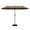 Tan, variant on Gymax 13FT Double-sided Patio Umbrella w/ Crank Handle Umbrella Base Safety Lock Wine