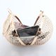 thumbnail image 3 of Bolso de hombro con bola de metal hueca para mujer, tipo jaula, redondo, para noche, boda, fiesta (dorado, incluye pulsera)., 3 of 5