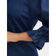 thumbnail image 5 of VESTIDO DE MEZCLILLA PARA MUJER INSPIRE CHIC, CORTA HOLGADA, MANGA 3/4, CIERRE DE BOTONES, LONGITUD MIDI, DENIM, TALLA S, AZUL OSCURO, 5 of 6