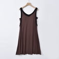 thumbnail image 6 of NominalSnug Nightgowns for Women Built in Bra Sleeveless Pajamas Dress V Neck Soft Sleepshirts Comfy Nightshirts, 6 of 8