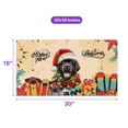 thumbnail image 5 of Merry Christmas Santa Newfoundland Scarf Twinkling Lights Xmas Holiday Doormat Newfie Dog Lover Gifts Indoor Outdoor Welcome Mat - 00022, 5 of 5