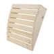 thumbnail image 2 of Reposacabezas, práctico y cómodo para sala de sauna, almohada de madera, reposacabezas de madera, rendimiento sólido, 2 of 11